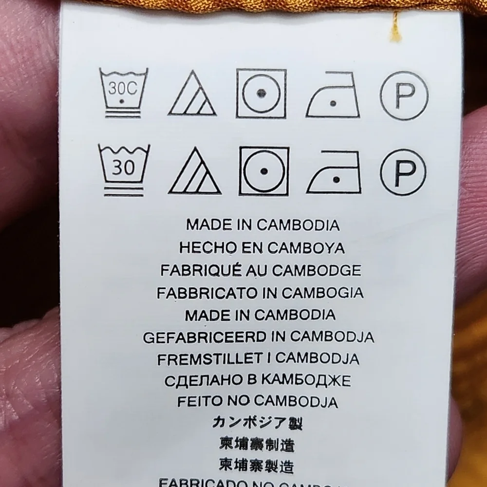 Michael Kors Gold mini Dress size 1x NWT lightweight silky bold elastic waist - Picture 9 of 12